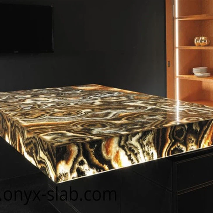 Black Onyx Stone Slab